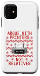 iPhone 11 Ugly Christmas Printer, IT Technician, Computer Office Funny Case