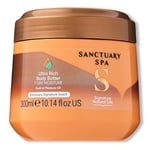 Sanctuary Spa Body Butter with Shea Butter and Cocoa Butter, No Mineral Oil, Cruelty Free and Vegan Body Butter for Women, 300 g