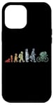 Coque pour iPhone 12 Pro Max Evolution d'un cycliste Amoureux du vélo Biking