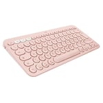 Logitech K380 for Mac Clavier Bluetooth QWERTZ Allemand Rose