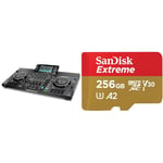 Denon DJ SC LIVE 4 - Standalone DJ Controller, 4-Channel Mixer, Amazon Music Unlimited Streaming & SanDisk 256GB Extreme microSDXC card + SD adapter + RescuePRO Deluxe, up to 190MB/s