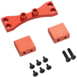 SièGe de Base Tige Traction en MéTal avec Support Servo pour Accessoire Camion Voiture mn D90 D91 D96 D99S 1/12 rc Rouge