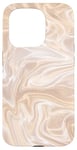 Coque pour iPhone 15 Pro Beige Or Moderne Chic Neutre Esthétique