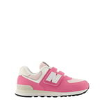 New Balance 574 Kids Sneakers Med Kardborreband Real Pink | Rosa | 34.5 EU