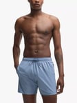 BOSS Signature Stripe Swim Shorts, Open Blue