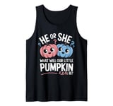 He or She What Will Our Little Pumpkin Be Baby Pregnancy Tank Top