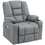 Rootz Massagestol Ståstöd - Fåtölj - Seniorstol - Ultimat komfort - Förbättrad rörlighet - Anpassningsbar massage - 90L x 98W x 102H cm (upprätt) - Im