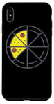 iPhone XS Max Pizza 3 Slices Cheese Pepperoni Funny Geometric Food Retro Case