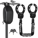 Honszex Cadenas Trotinette Electrique, Antivols pour Velo et Scooters Electriques, Trottinette Auto-Equilibrée, Avec Clés et sac Etanche