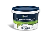 Bostik Colle Lames Décoratives en PVC - Seau 3kg, Blanc