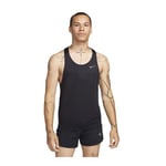 Nike Fast Men's Dri-FIT Running Sin BLACK/REFLECTIVE SILV, storlek Small