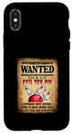 Coque pour iPhone X/XS Bowler 10 Funny Bowling Wanted Dead O r Alive Evil Dix Pin