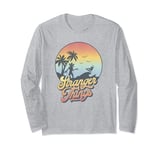 Stranger Things 4 Demogorgon Silhouette Sunset Long Sleeve T-Shirt