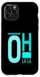 Coque pour iPhone 11 Pro Graphique en couleur Turquoise Oh La La Turquoise