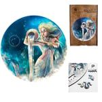 Aquarius Signe Zodiaque Unique Bois Puzzle 200 Pièces 32 CM Par Fantasy FP031