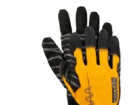 Eureka vibrationshandske storlek 11 - Impact Vibration Flexi, gul/svart, avtagbara fingertoppar