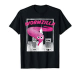 Worm on a String Meme Pink Wormzilla Retro T-Shirt