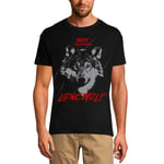 Homme Tee-Shirt Vêtements De Combat Rock - Lonewolf - Wolf - Rock Fightwear - Lonewolf - Wolf - T-Shirt Graphique Éco-Responsable Vintage Cadeau Nouveauté