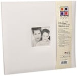 MBI 12 x 12-inch Fashion Fabric Post Bound Album, White