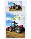 Röd traktor - Påslakanset Junior 100×140 cm