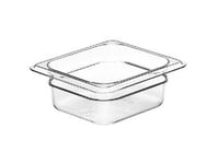 Kantine Cambro 1/6Gn 1L 17,6X16,2X6,5Cm Polykarbonat Klar, 6 Stk/Eske