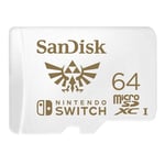 SanDisk MicroSDXC Minneskort för Nintendo Switch, 64GB