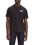 Levi's Men's Ss Relaxed Fit Tee T-Shirt, Poster Caviar+, S