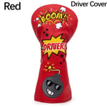 Golf Club Head Cover Golf Wood Cover RÖD DRIVER COVER DRIVER Red Driver Cover-Driver Cover