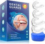 Feffvpul Mouth Guard for Teeth Grinding, 4 Pack Sleep Mouth Guard, Anti Grinding