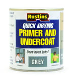 RUSTINS QUICK DRY PRIMER AND UNDERCOAT GREY 2.5 LITRE