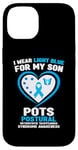 iPhone 14 I Wear Light Blue for My Son POTS Awareness Case