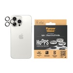 iPhone 15 Pro / 15 Pro Max PanzerGlass Hoops - Kamerabeskyttelse - White Metal