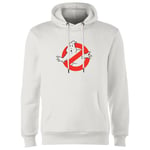 Ghostbusters Classic Logo Hoodie - White - L