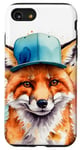 Coque pour iPhone SE (2020) / 7 / 8 Renard Casquette Snapback Cool Animaux Motif Imprimé