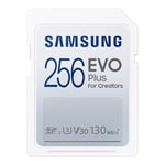 Samsung Carte mémoire SD, EVO Plus MB-SC256K/EU, 256 Go, Vitesse de Lecture jusqu'à 130 Mo/s