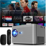 ¿Netflix/Dolby Audio¿ Vidéoprojecteur 4K Ultra Avec Wifi Et Bluetooth Projecteur 36W Haut-Parleurs 1080P 4K Fhd 3000 Lumens Voice Asst Auto Keystone Focus Motorisé Tv Stick/Tv Box/Usb/Ps5