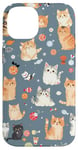 iPhone 14 Adorable Cat Patterns Design Cute kittens patterns Case