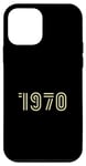 iPhone 12 mini 1970 Print - Your Iconic Year Framed Case