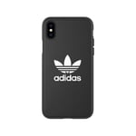 Coque Adidas en TPU pour Apple iPhone X/Xs - noir-blanc