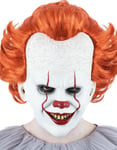 Pennywise Heldekkende Latex Maske - Lisensiert IT Chapter 2 Maske