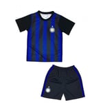 Ensemble Short Et Maillot De Foot Milan Enfant Noir