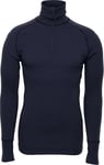 Brynje Unisex Arctic Zip Polo Shirt  Navy, XXXL