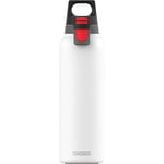 SIGG - Gourde Isotherme - Thermo Flask Hot & Cold ONE Light - Avec Filtre À Fruits - Étanche - Sans BPA - Acier Inoxydable 18/8 - 0,55L, Blanc