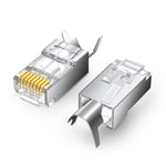 Ugreen 10x modulært stik RJ45, 8P8C Cat 6A / 7