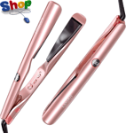 Hair  Straighteners  Flat  Curling  Iron :  Straightener  and  Curler  2  in  1