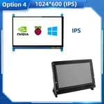 Écran Tactile Raspberry Pi 4 LCD TFT Compatible HDMI pour Orange Pi 5 Plus 3B RPI 4B 3B + PC Windows AIDA64,7 Pouces - Type IPS-Case