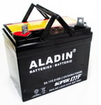 Batterie Hermétique Au Gel ALADIN 12V 22Ah Pôle Positif Gauche Pour Tracteurs