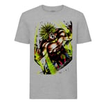 T-Shirt Homme Col Rond Broly Dragon Ball Plus Forts Des Saiyan Manga Dbz