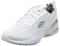 Skechers Womens Skech-air Dynamight Laid Out Trainers, White Mesh Multi Trim, 6 UK