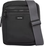 Calvin Klein Sac à Bandoulière Homme Essential Reporter Petit, Noir (Ck Black), Taille unique